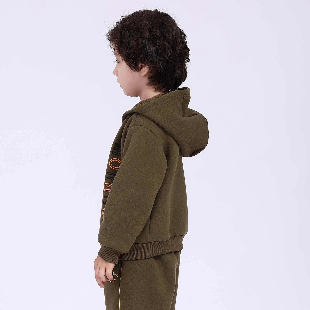 Printed Basic Pullover For Boys