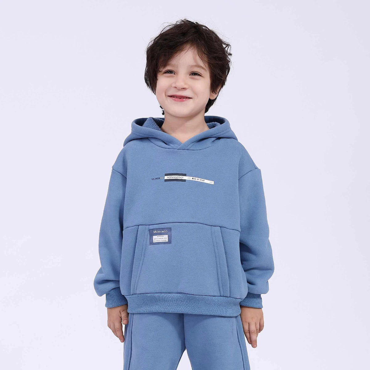 Printed Basic Pullover For Boys