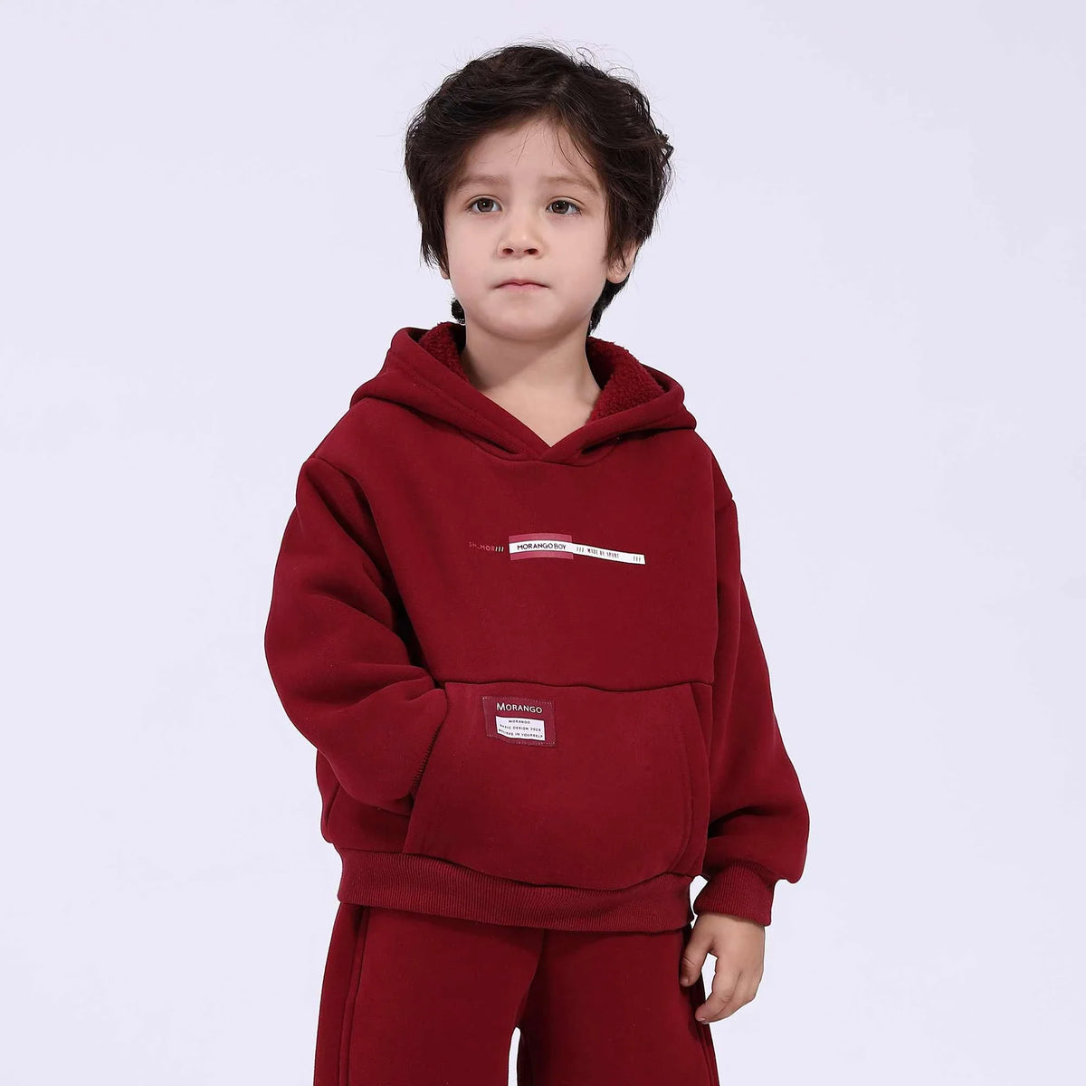 Printed Basic Pullover For Boys