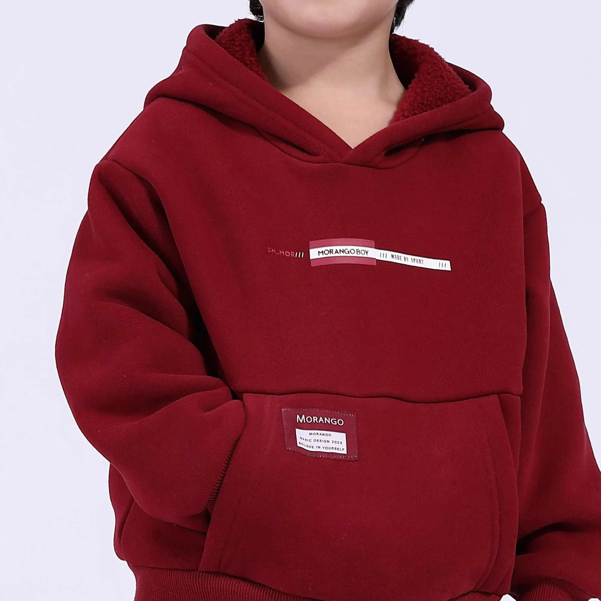 Printed Basic Pullover For Boys