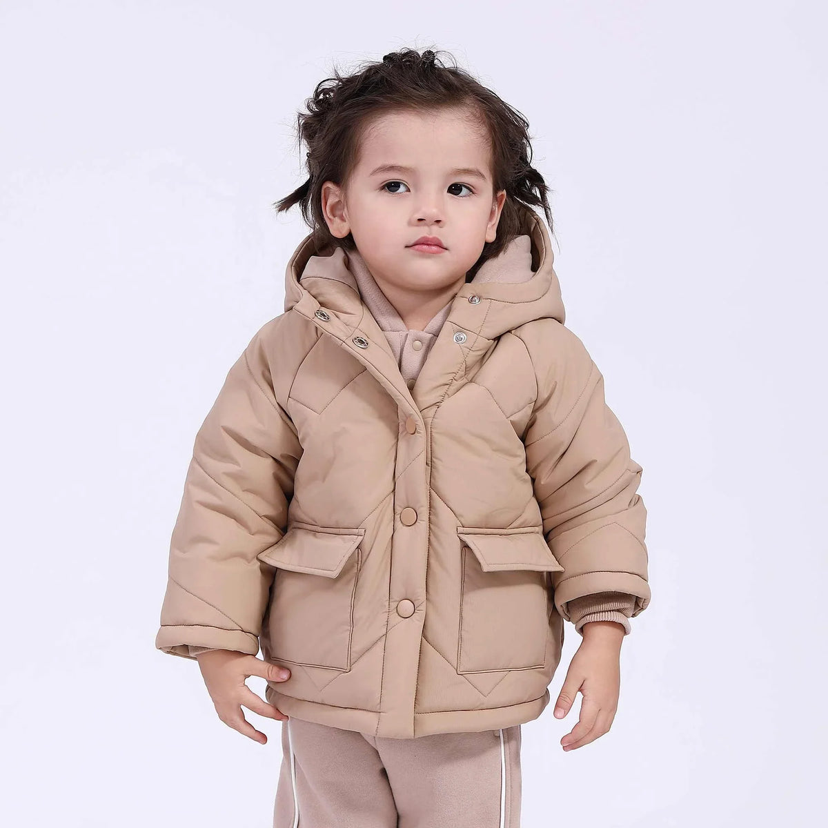 Plain Basic Jacket for Babies Girls