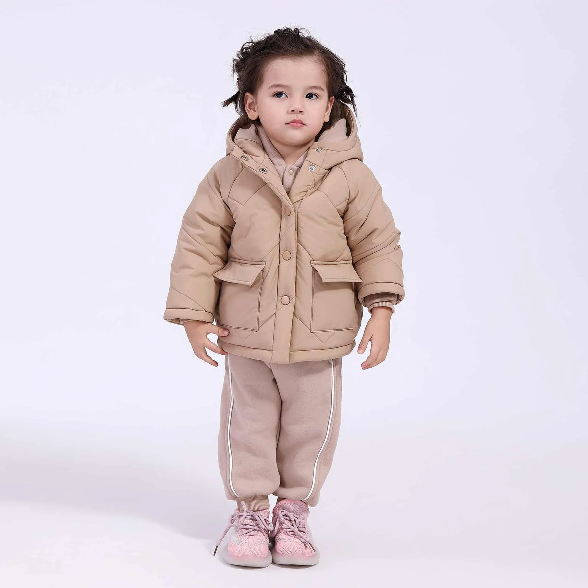 Plain Basic Jacket for Babies Girls