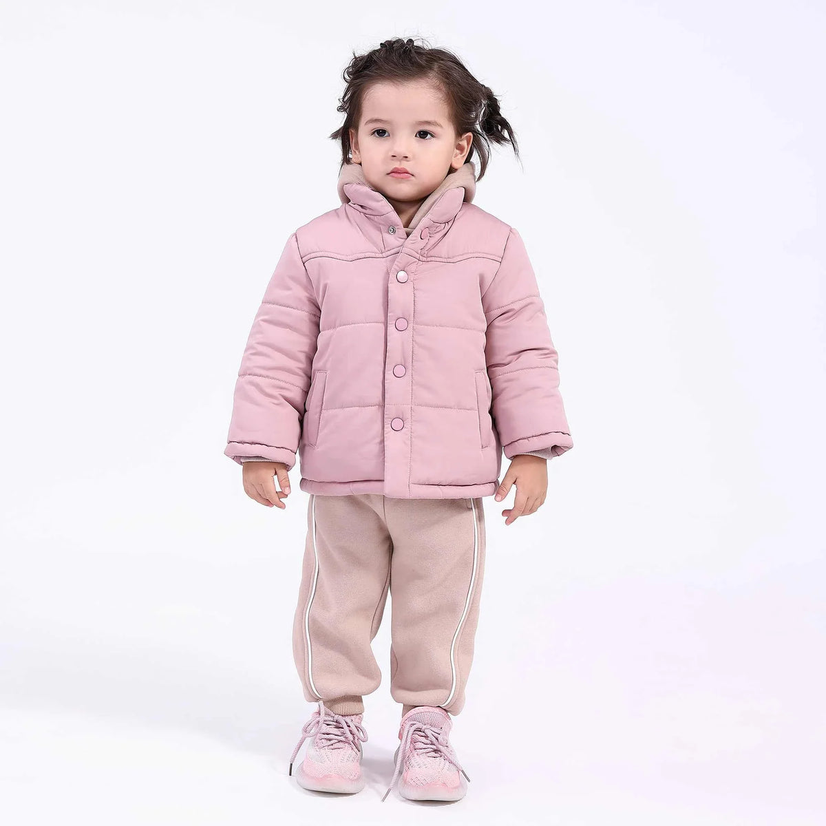 Plain Basic Jacket for Babies Girls