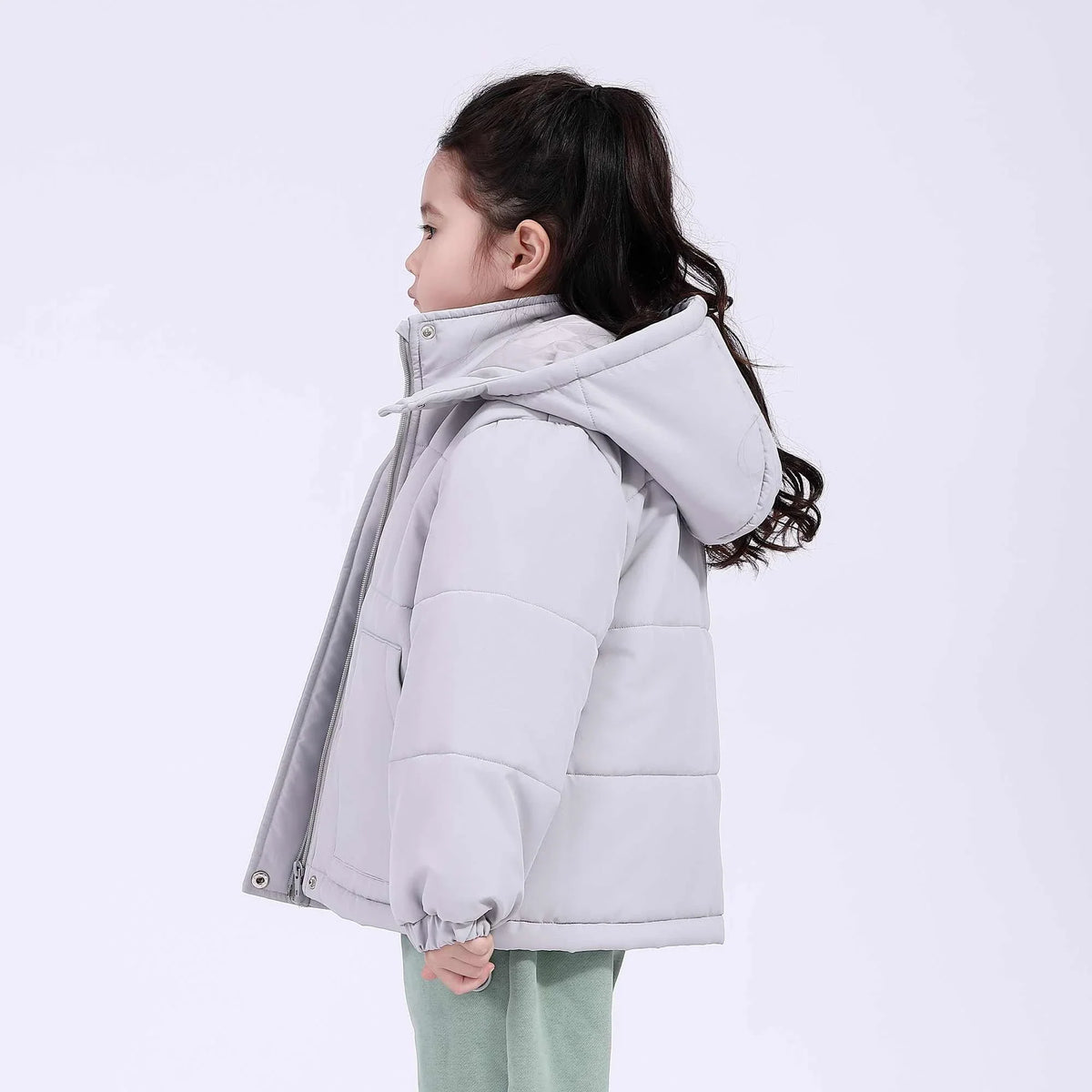 plain basic jacket for girls image