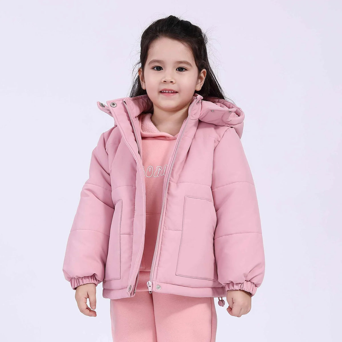 plain basic jacket for girls image