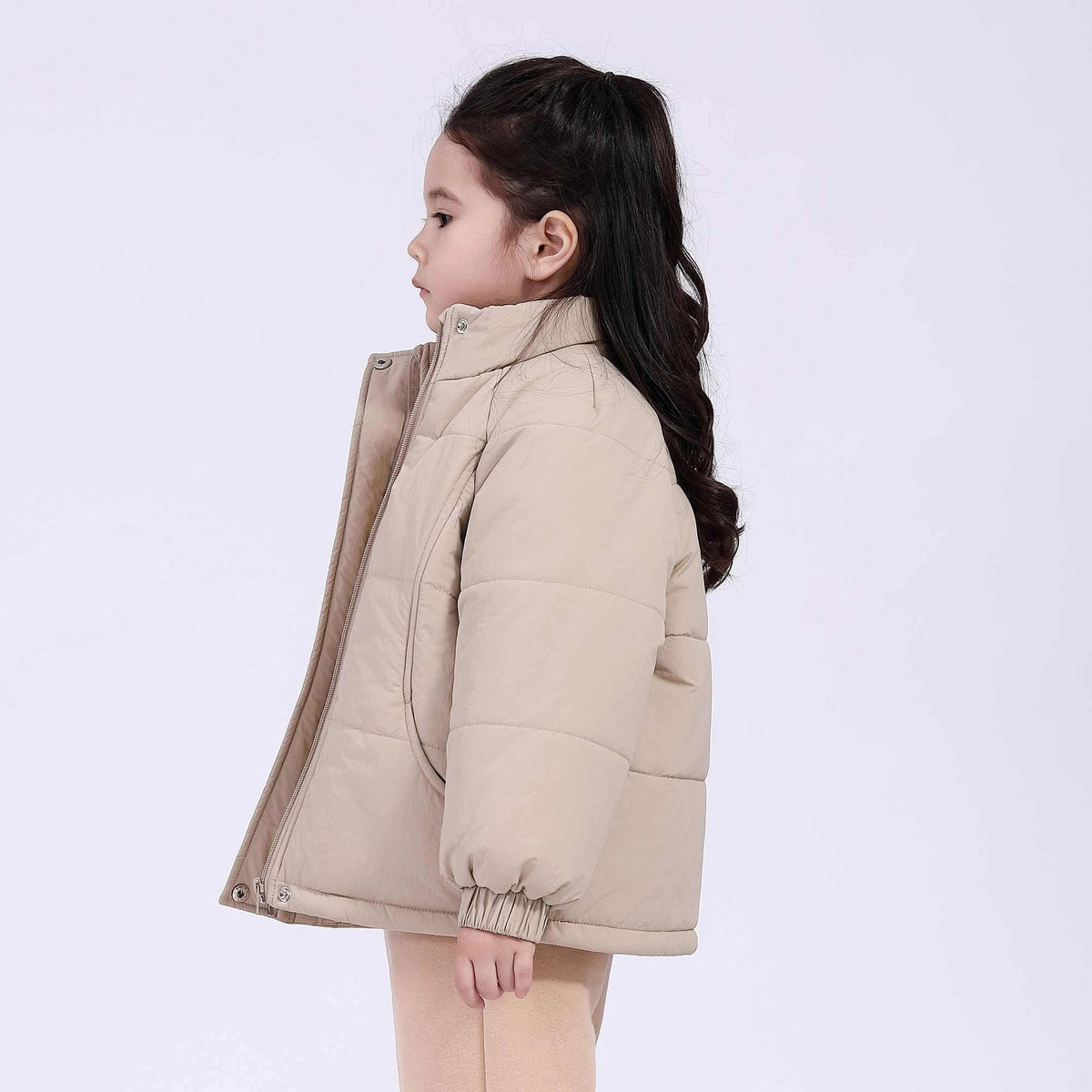 Plain Basic Jacket For Girls