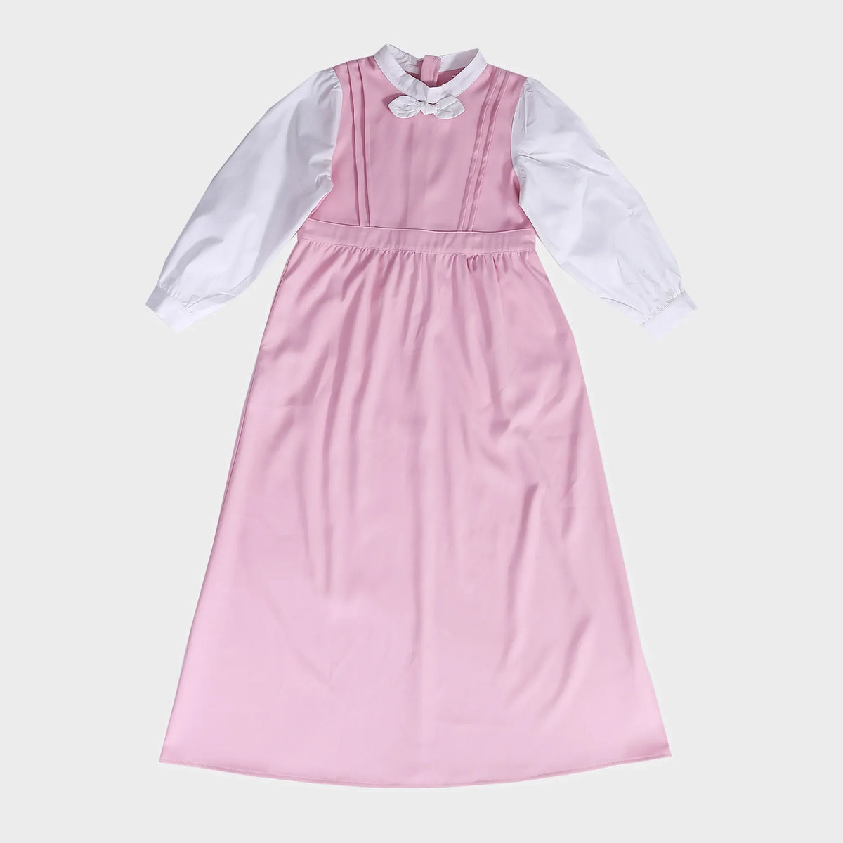 Color-Blocked School Dress For Girls