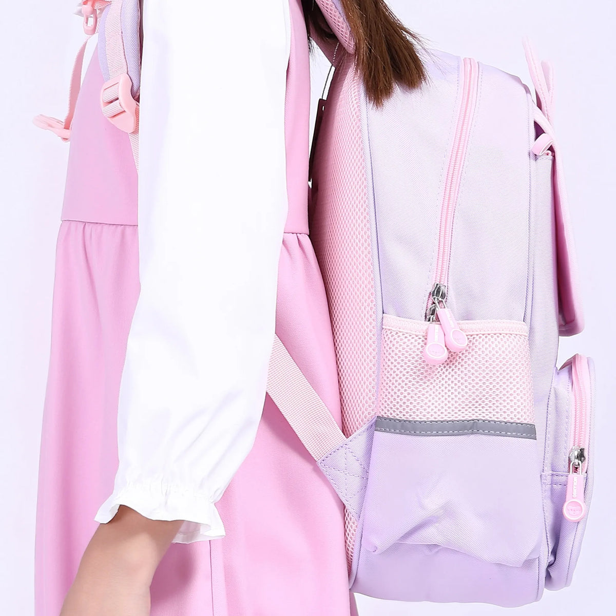 Color-Blocked School Dress For Girls