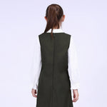 Plain School Dress For Girls Image