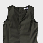 Plain School Dress For Girls Image