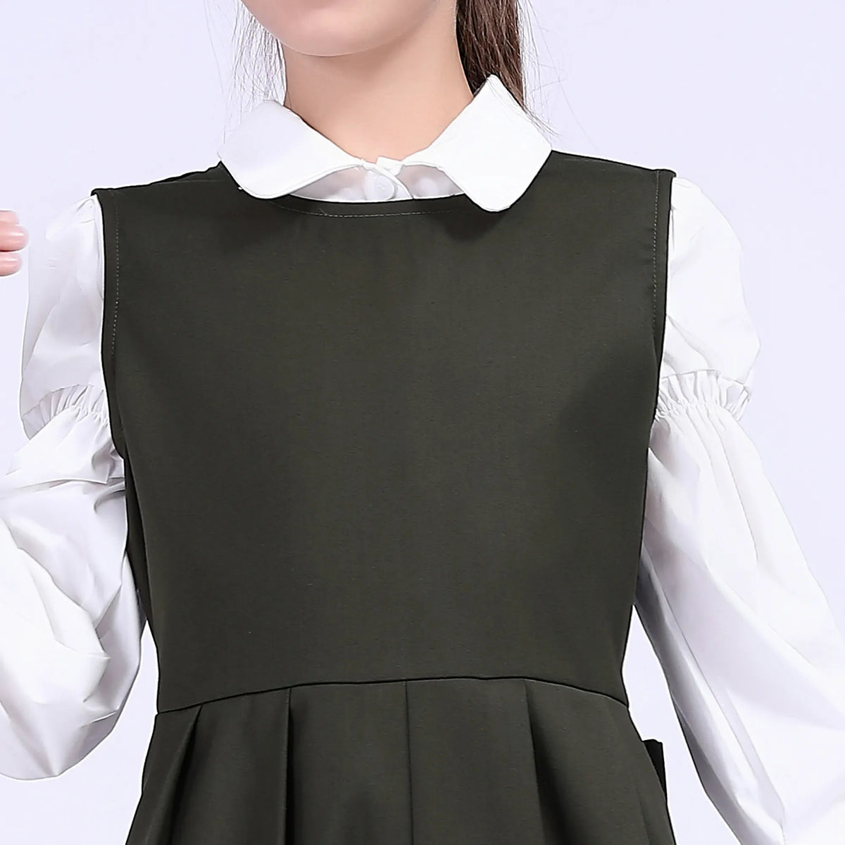 Plain School Dress For Girls