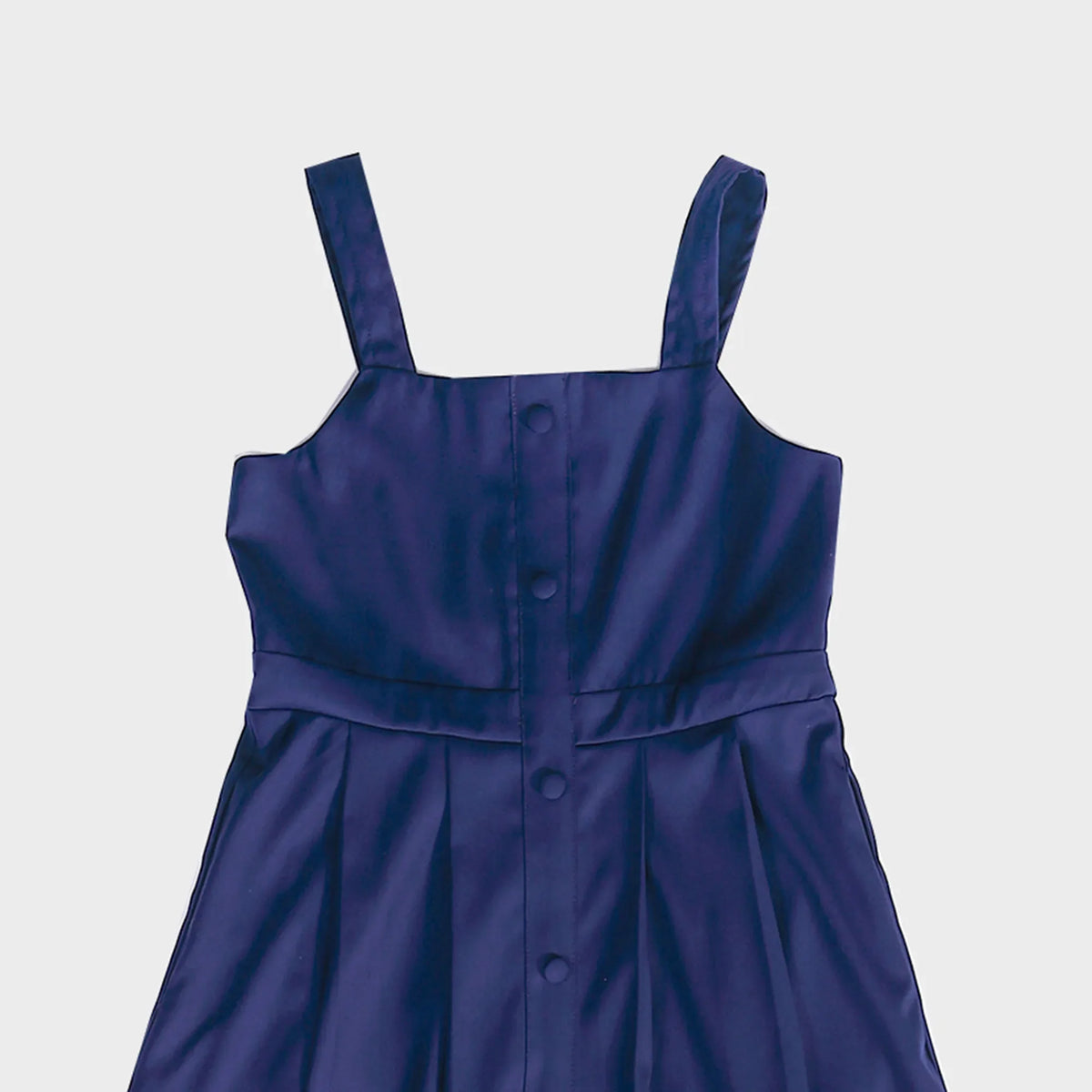 Plain School Dress For Girls Image