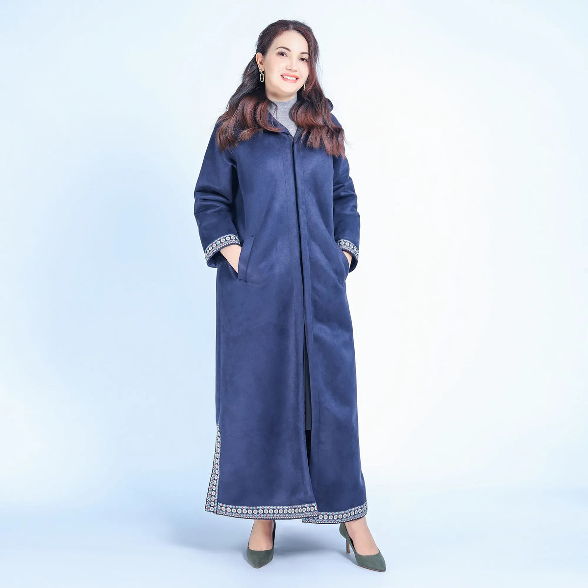 Embroidery Galabia Jacket For Women