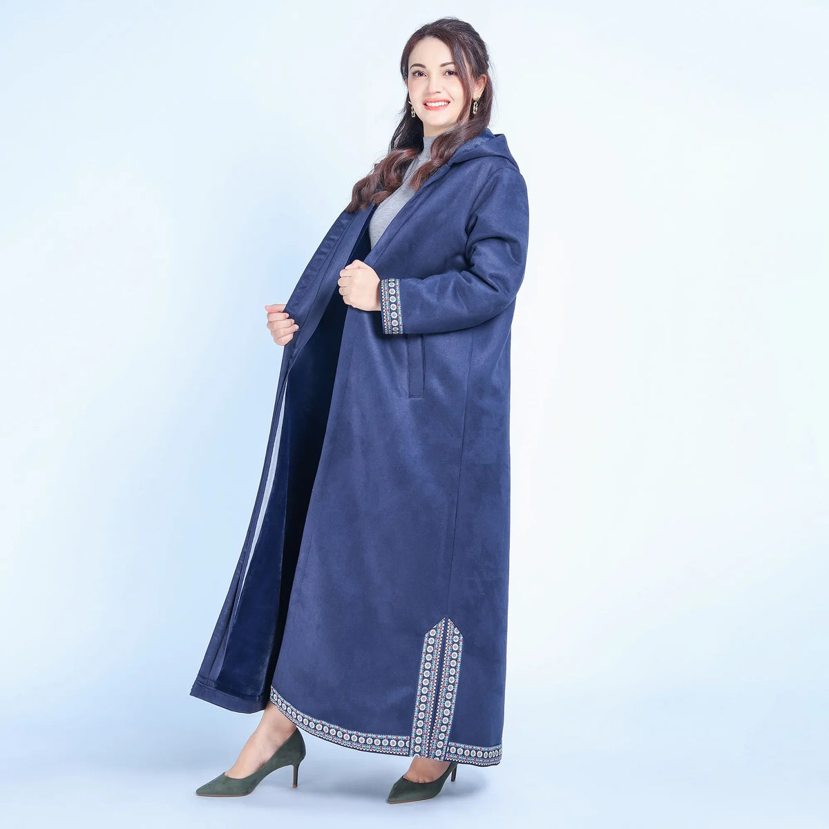 Embroidery Galabia Jacket For Women