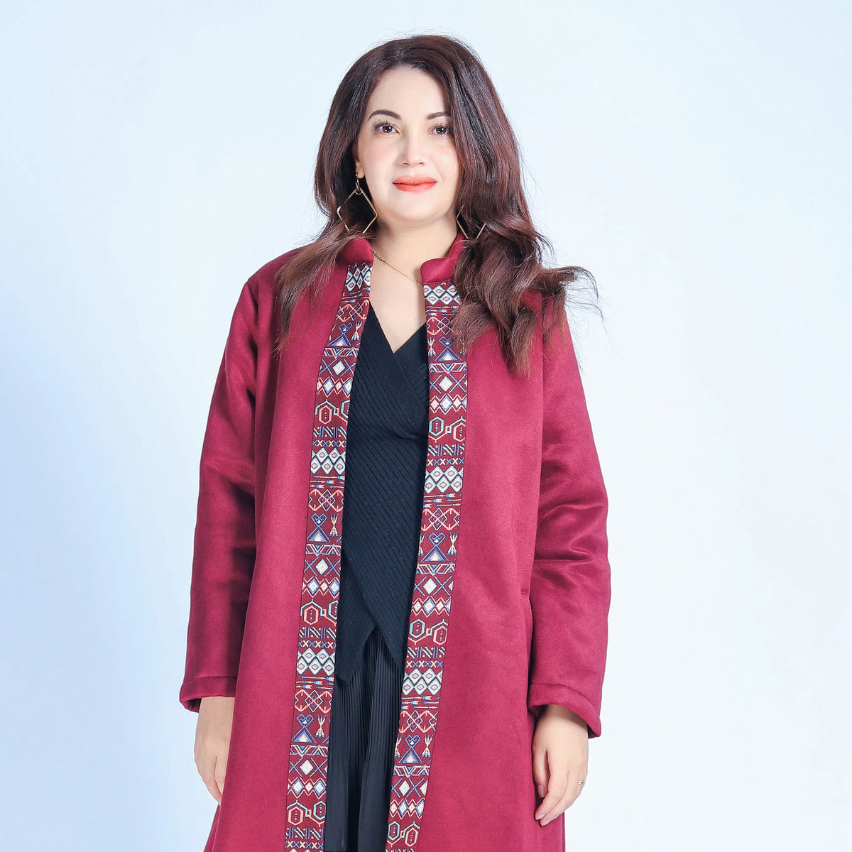 Embroidery Galabia Jacket For Women