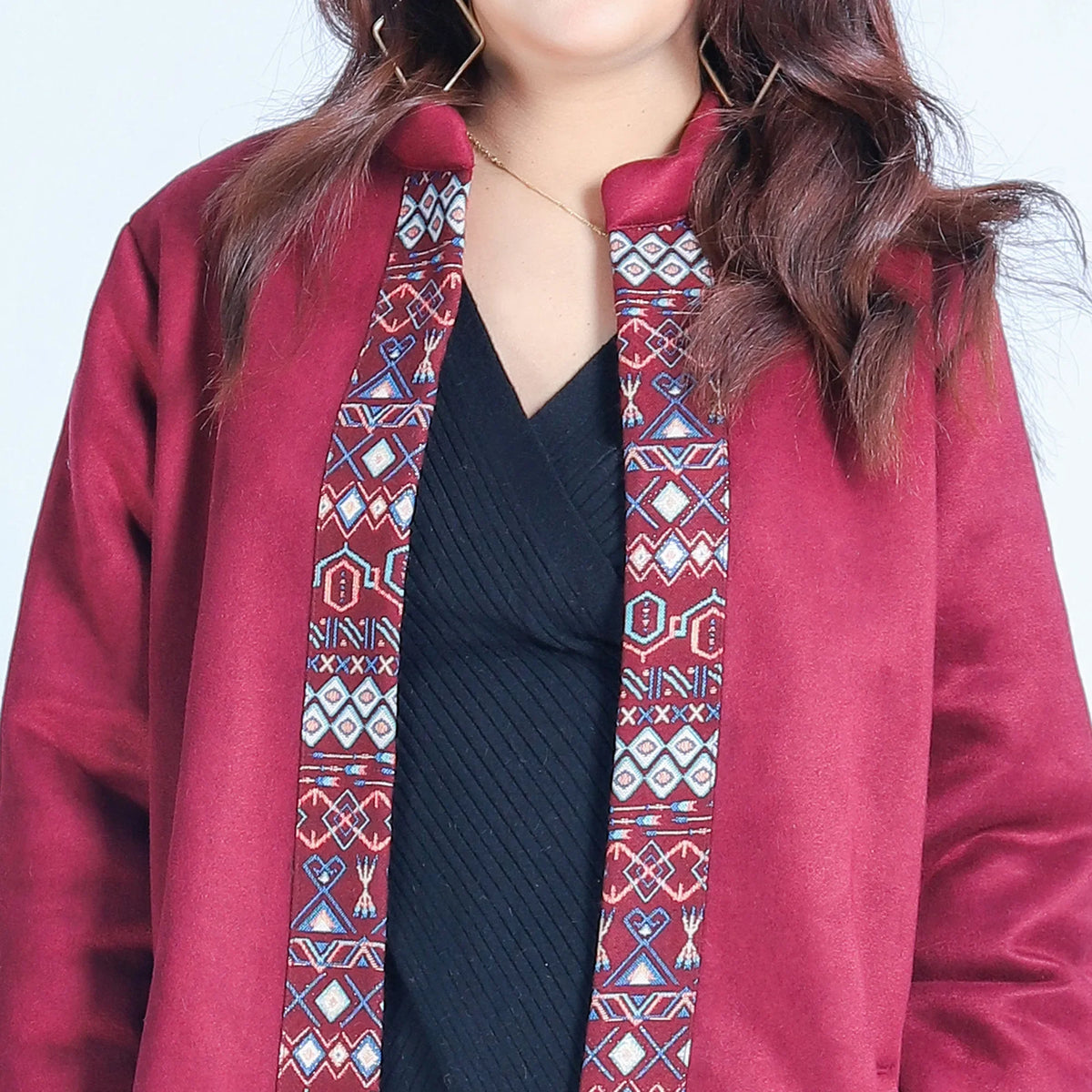 Embroidery Galabia Jacket For Women