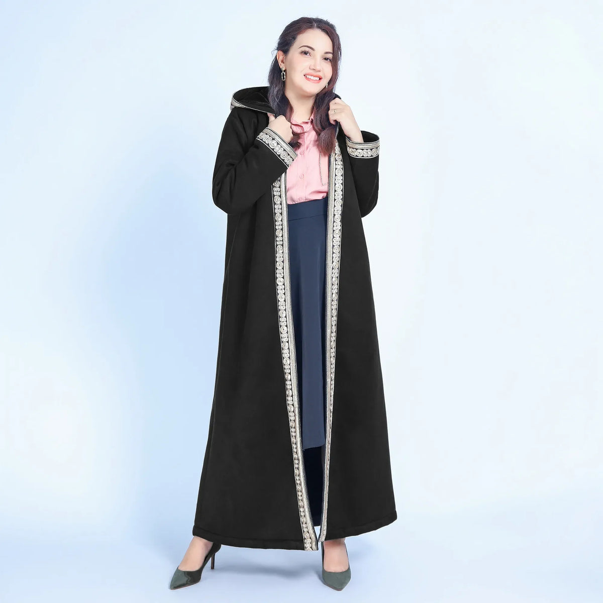 Embroidery Galabia Jacket For Women