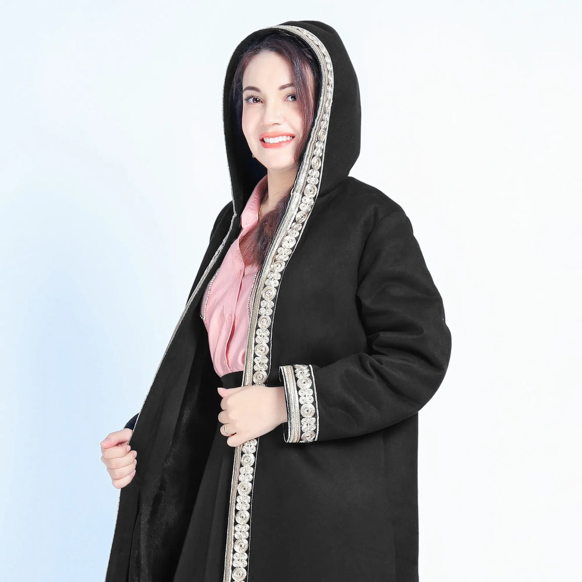 Embroidery Galabia Jacket For Women