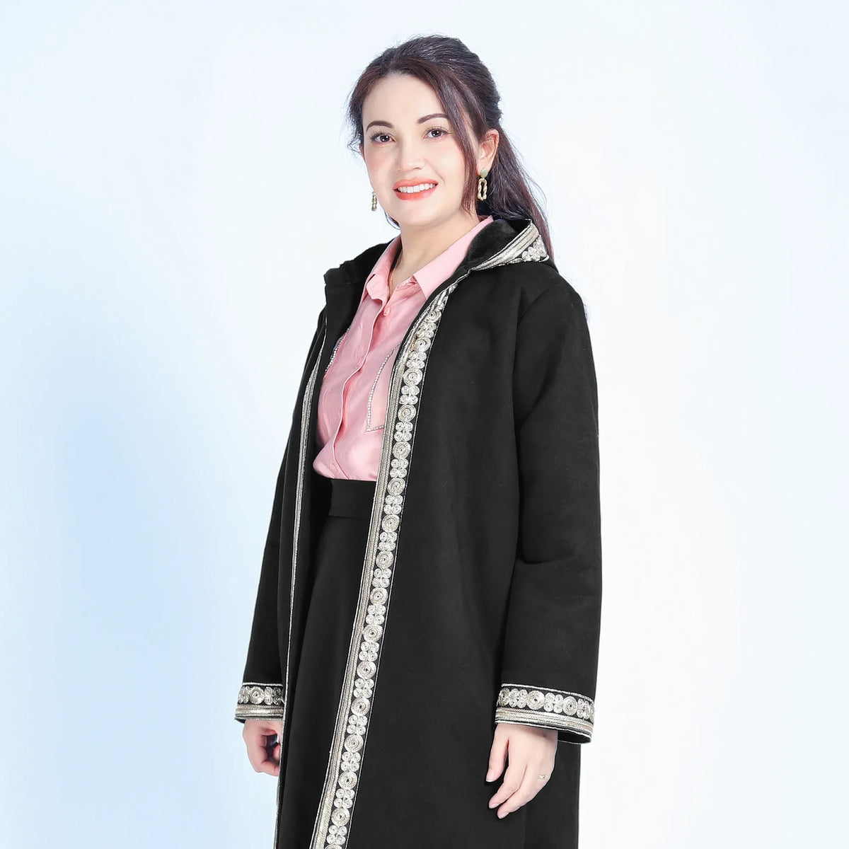 Embroidery Galabia Jacket For Women