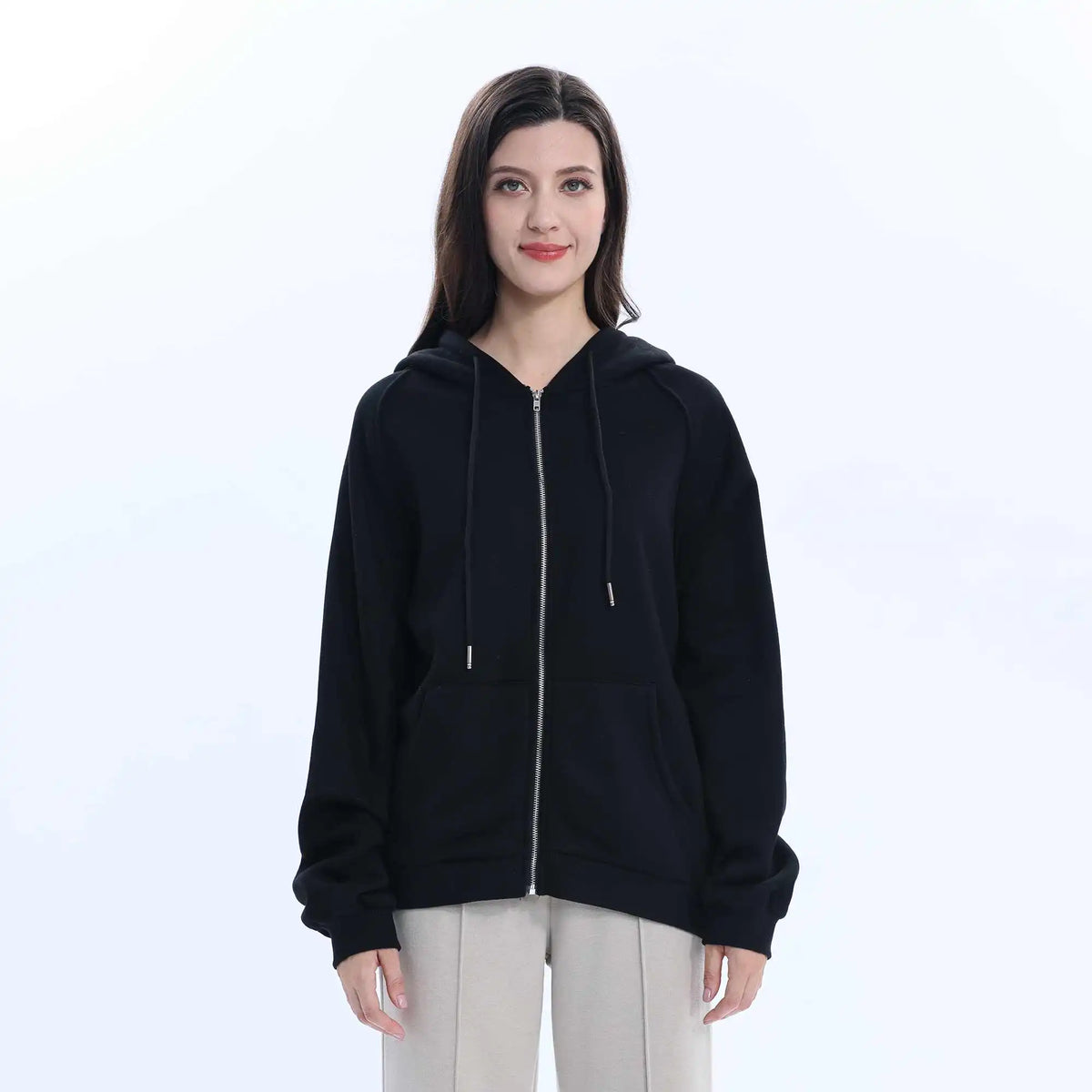 Solid Basic Jacket For Women