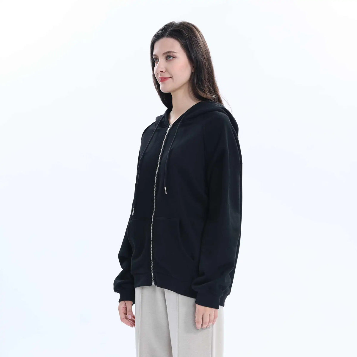 Solid Basic Jacket For Women