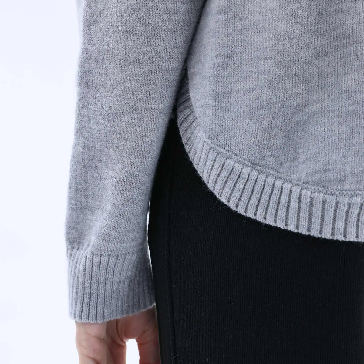 Solid Basic Sweater For Women