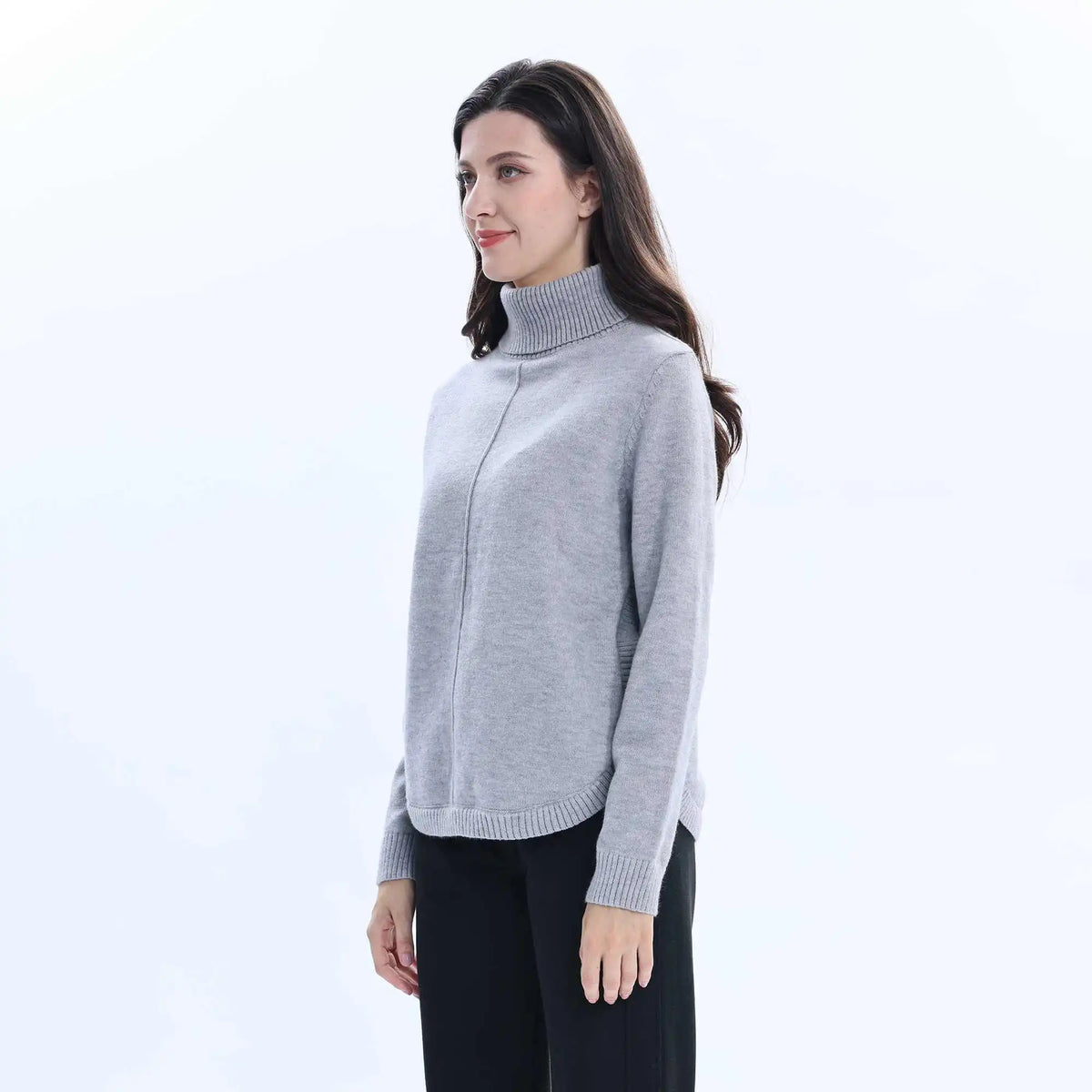 Solid Basic Sweater For Women