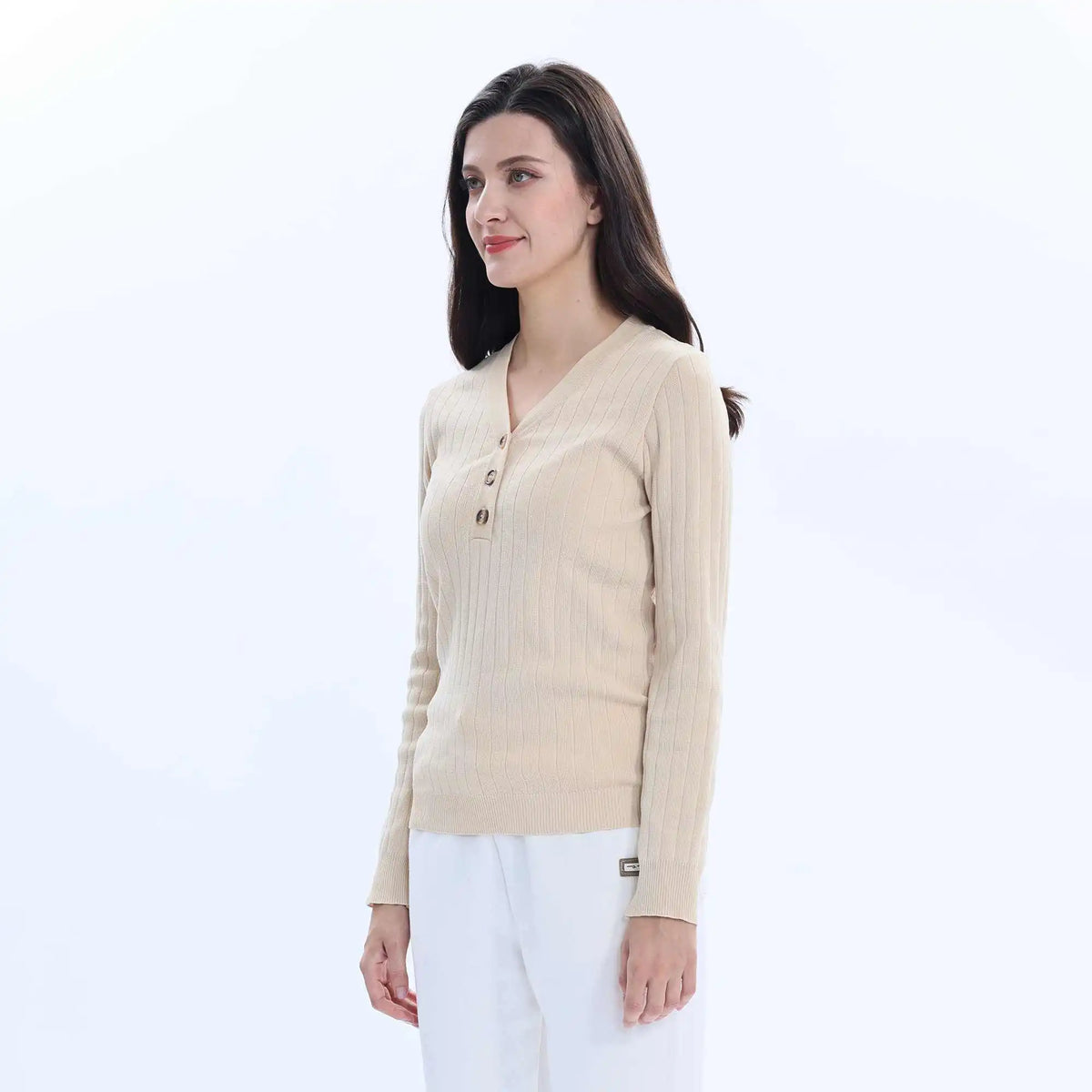 Plain Basic Sweater For Women