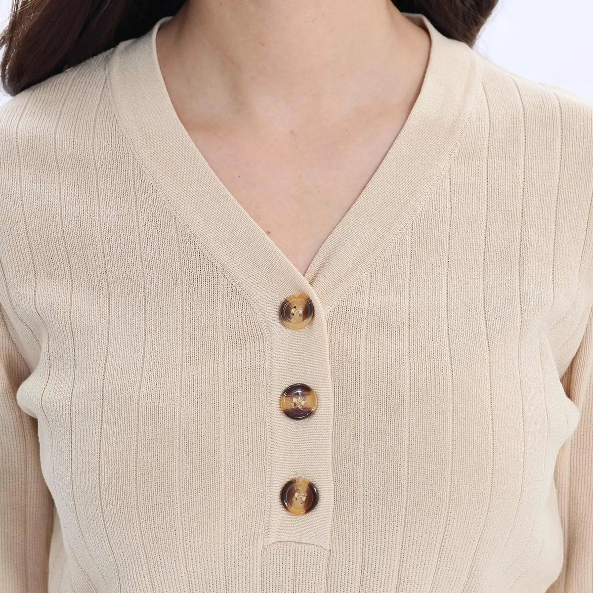 Plain Basic Sweater For Women