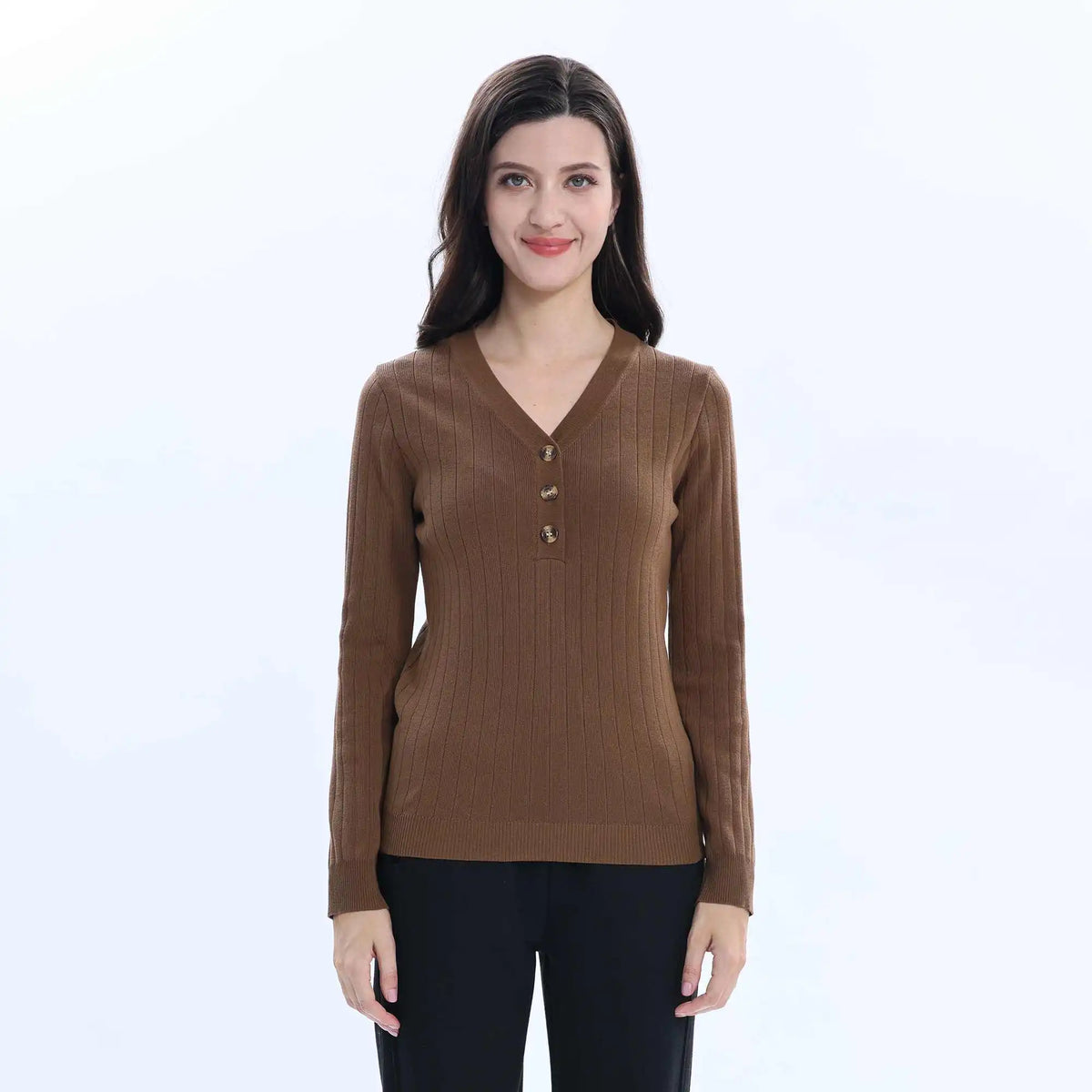 Plain Basic Sweater For Women