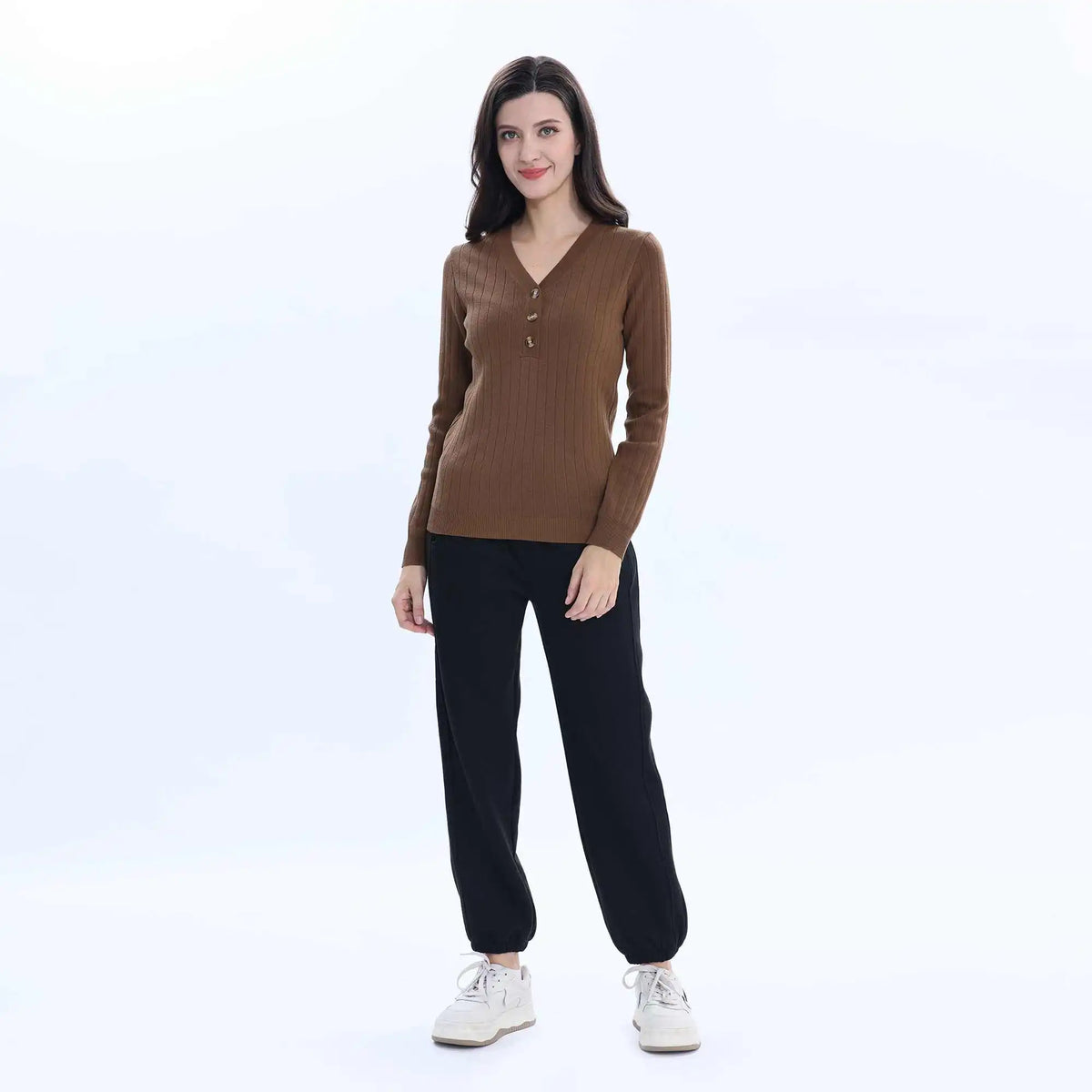 Plain Basic Sweater For Women