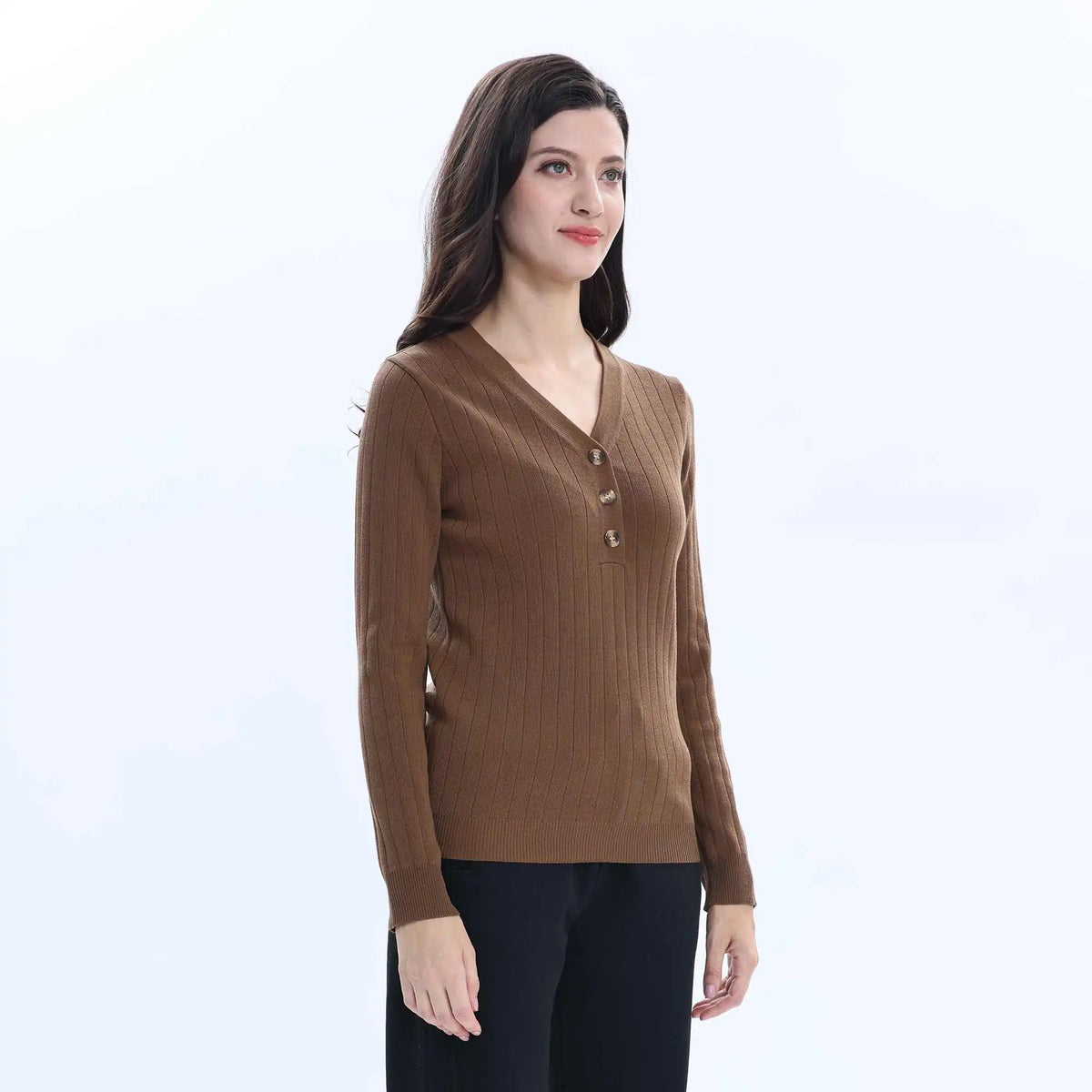 Plain Basic Sweater For Women