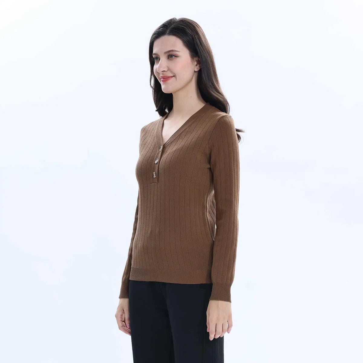 Plain Basic Sweater For Women