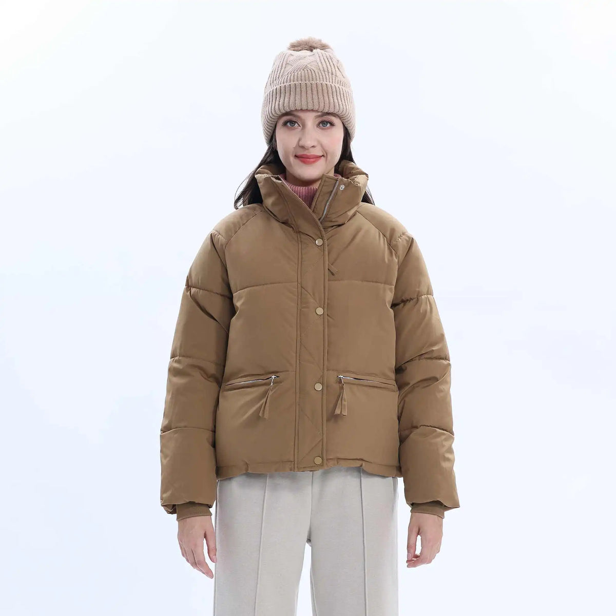 Plain Basic Jacket For Women