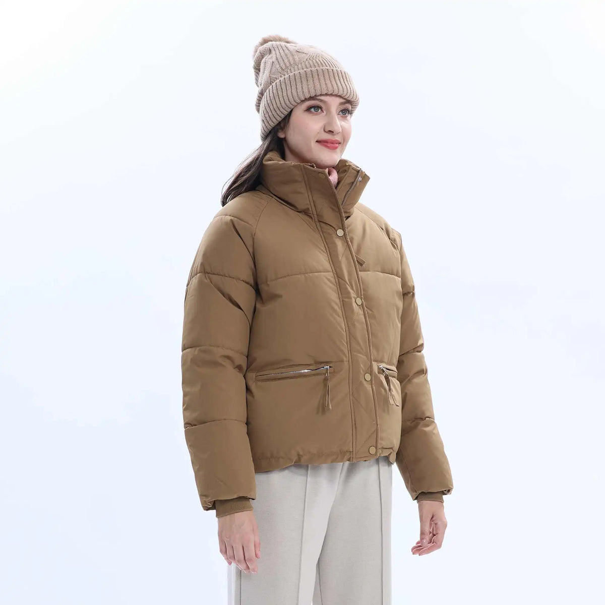 Plain Basic Jacket For Women