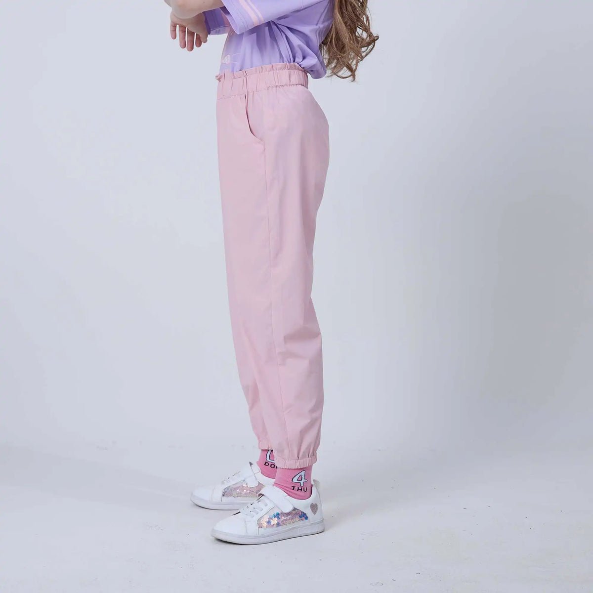 ankle tied fashion pants for girls image