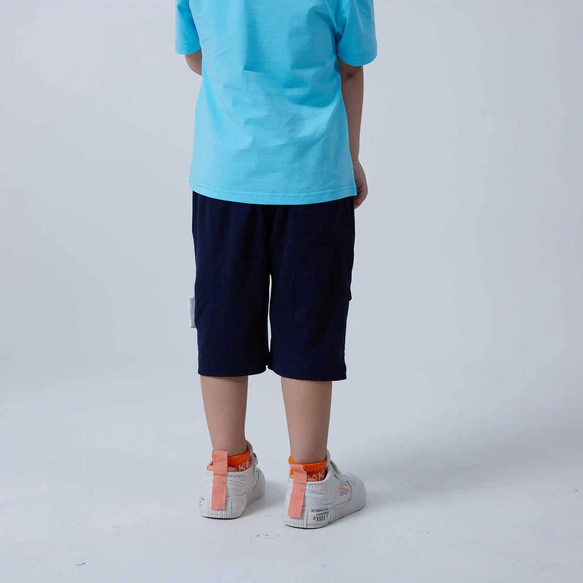 Baggy Fashion Shorts For Boys 100 | 3Y Navy 100 | 3Y,38.3,43.5,40.5,71.4 Image