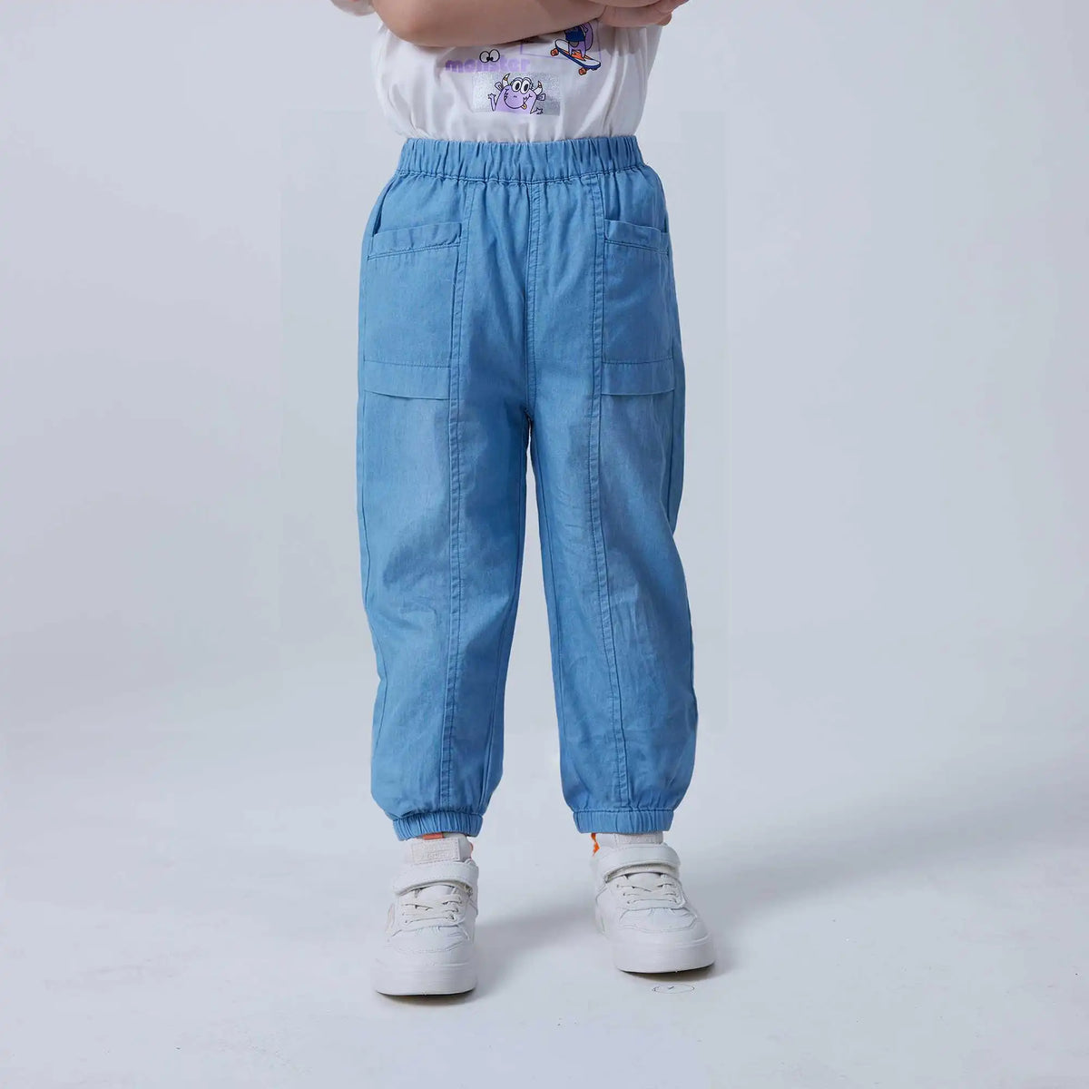 ankle tied fashion pants for boys image