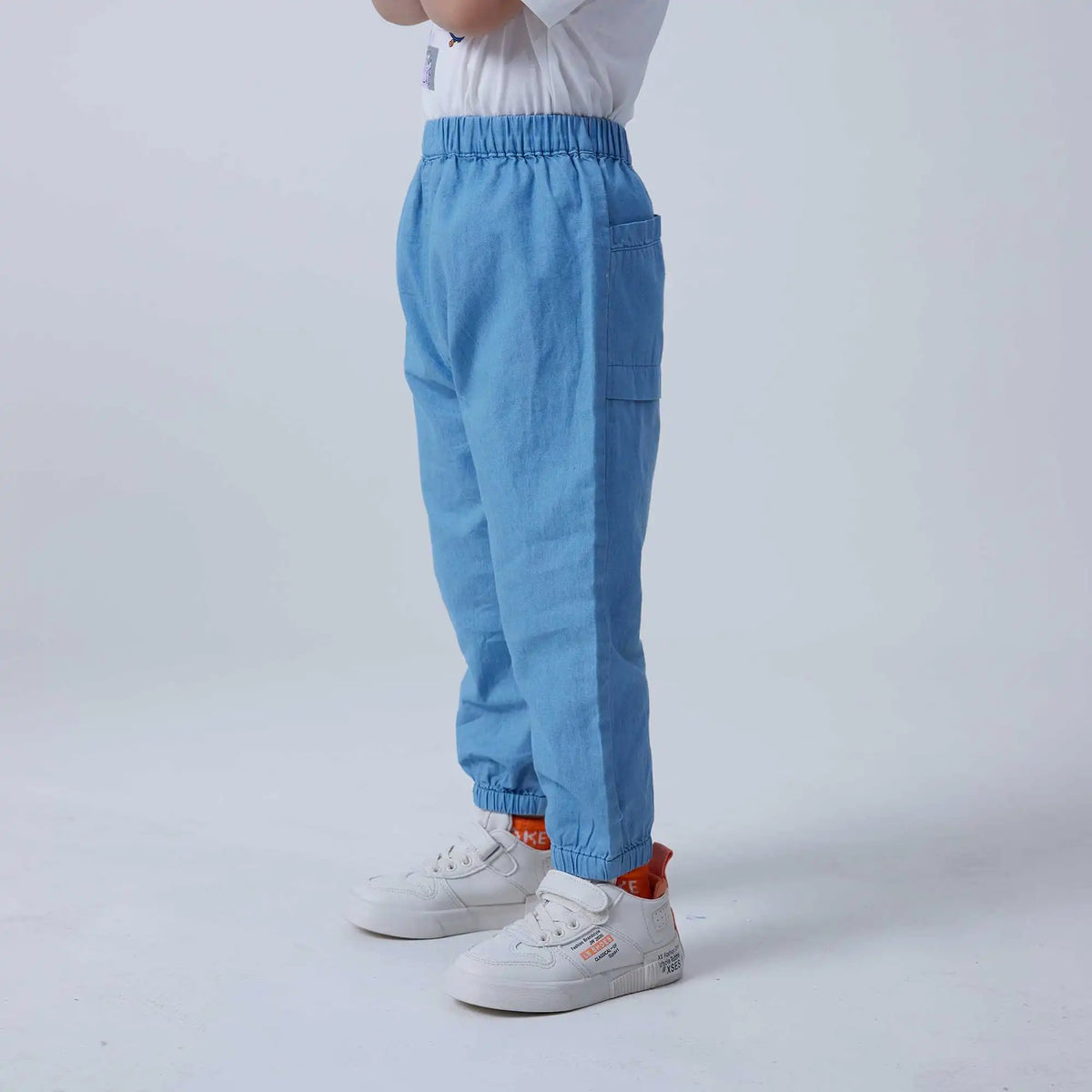 ankle tied fashion pants for boys image