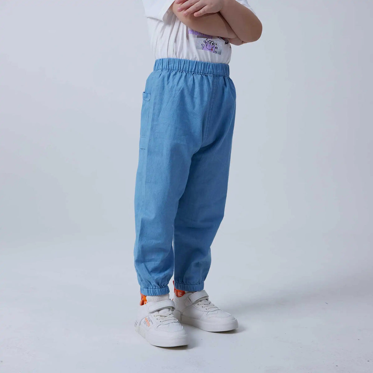 ankle tied fashion pants for boys image