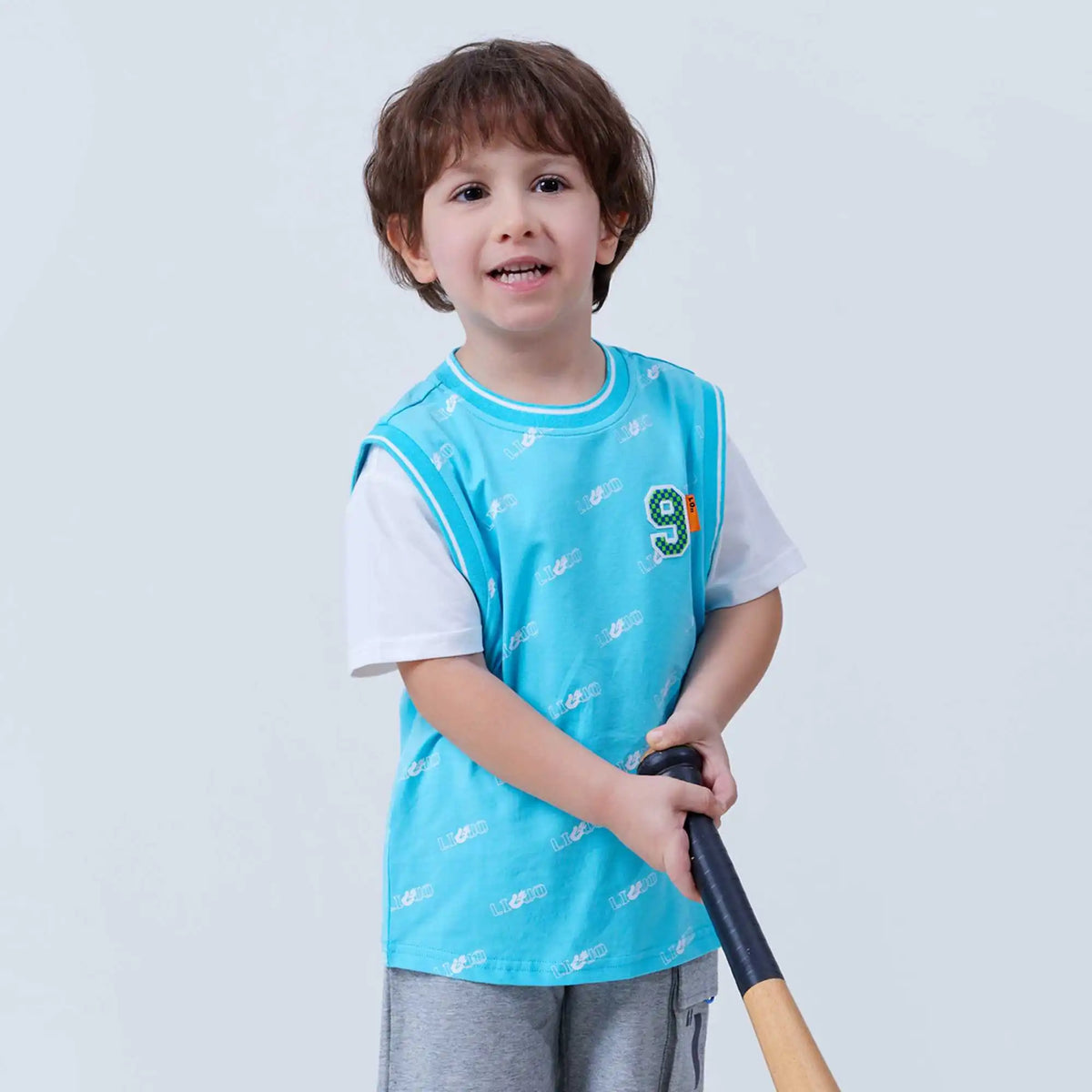 Printed Fashion T.Shirt For Boys 120 | 5-6Y Blue 120 | 5-6Y,46.4,75.8,14.5, Image