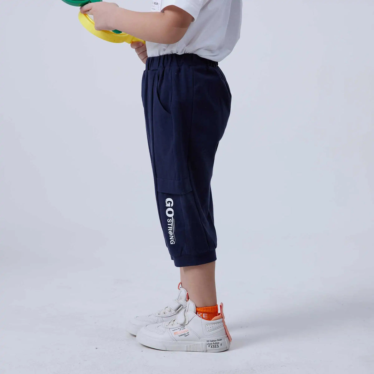 ankle tied fashion pants for boys image