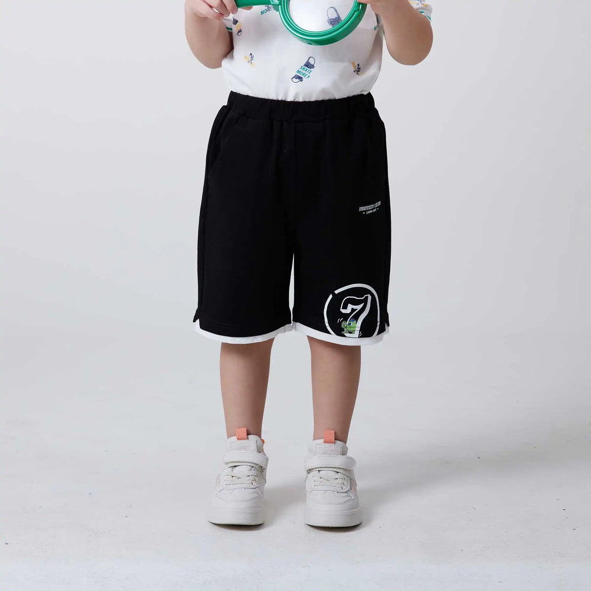 Baggy Fashion Shorts For Boys 90 | 24M Black 90 | 24M,32.5,43,39,67 Image