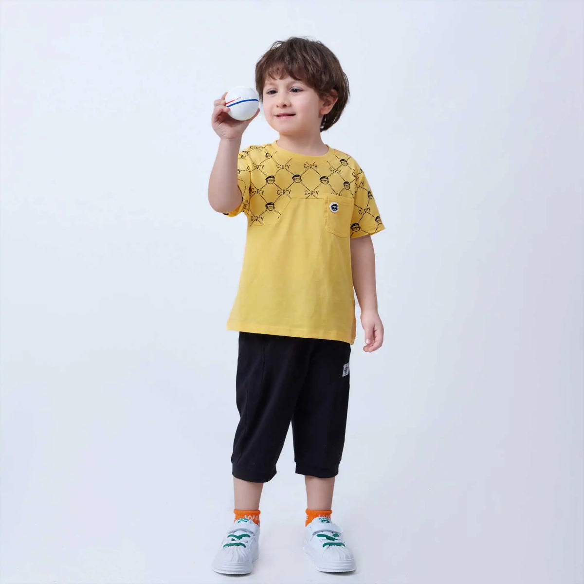 ankle tied fashion pants for boys image