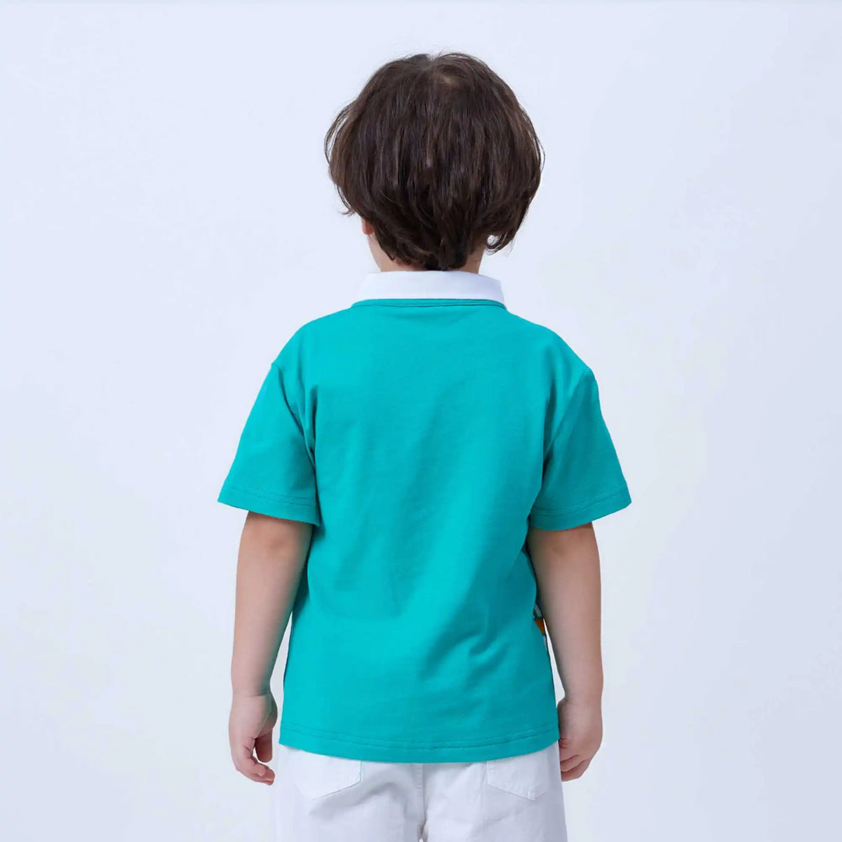 printed fashion polo shirt for boys image