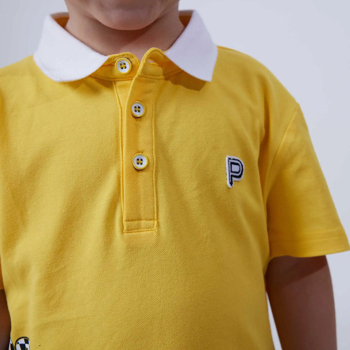 printed fashion polo shirt for boys image