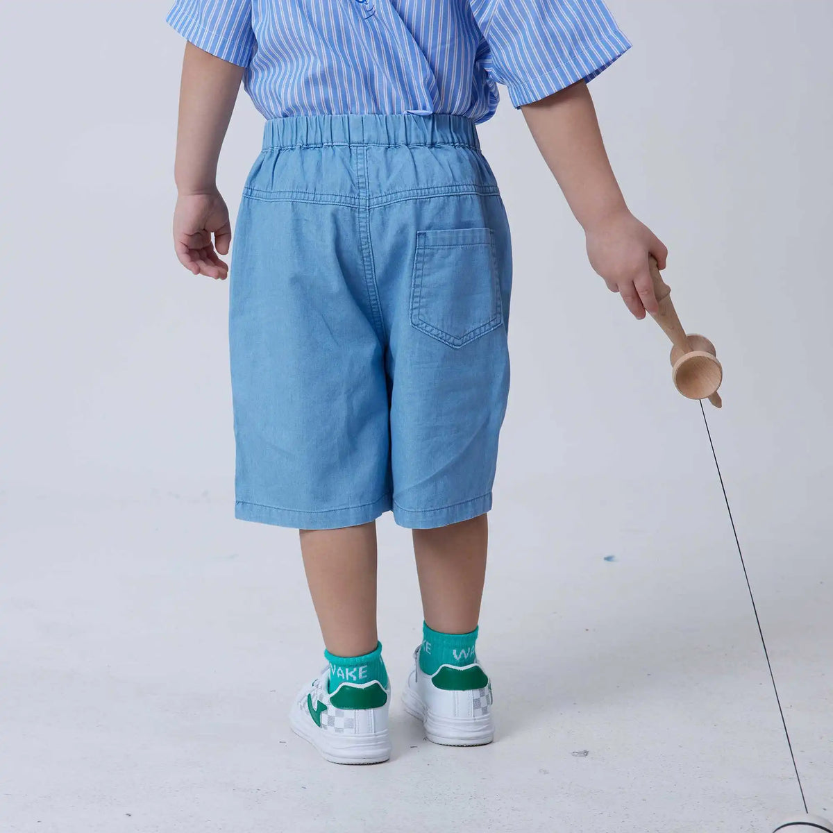 Ordinary Fashion Shorts For Boys 100 | 3Y Light Blue 100 | 3Y,38.3,44.5,40.9,73.4 Image