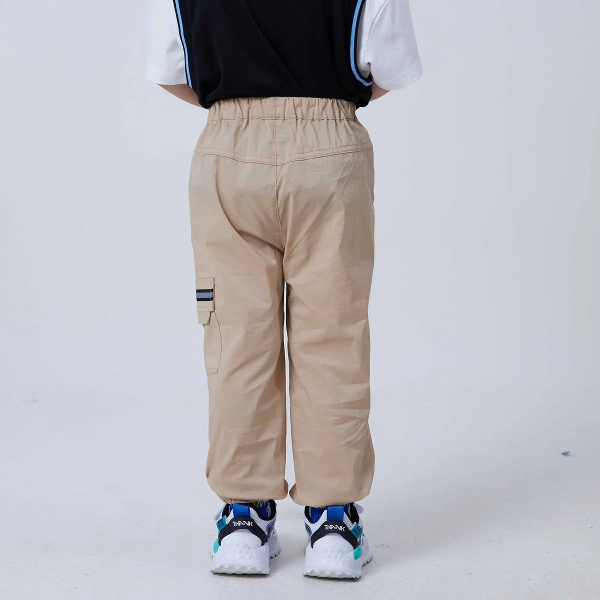 ankle tied fashion pants for boys image