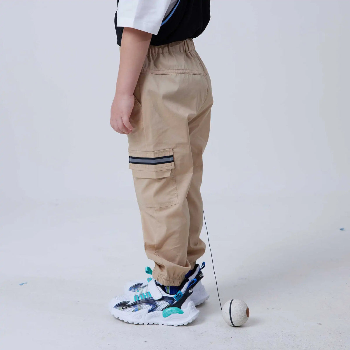 ankle tied fashion pants for boys image