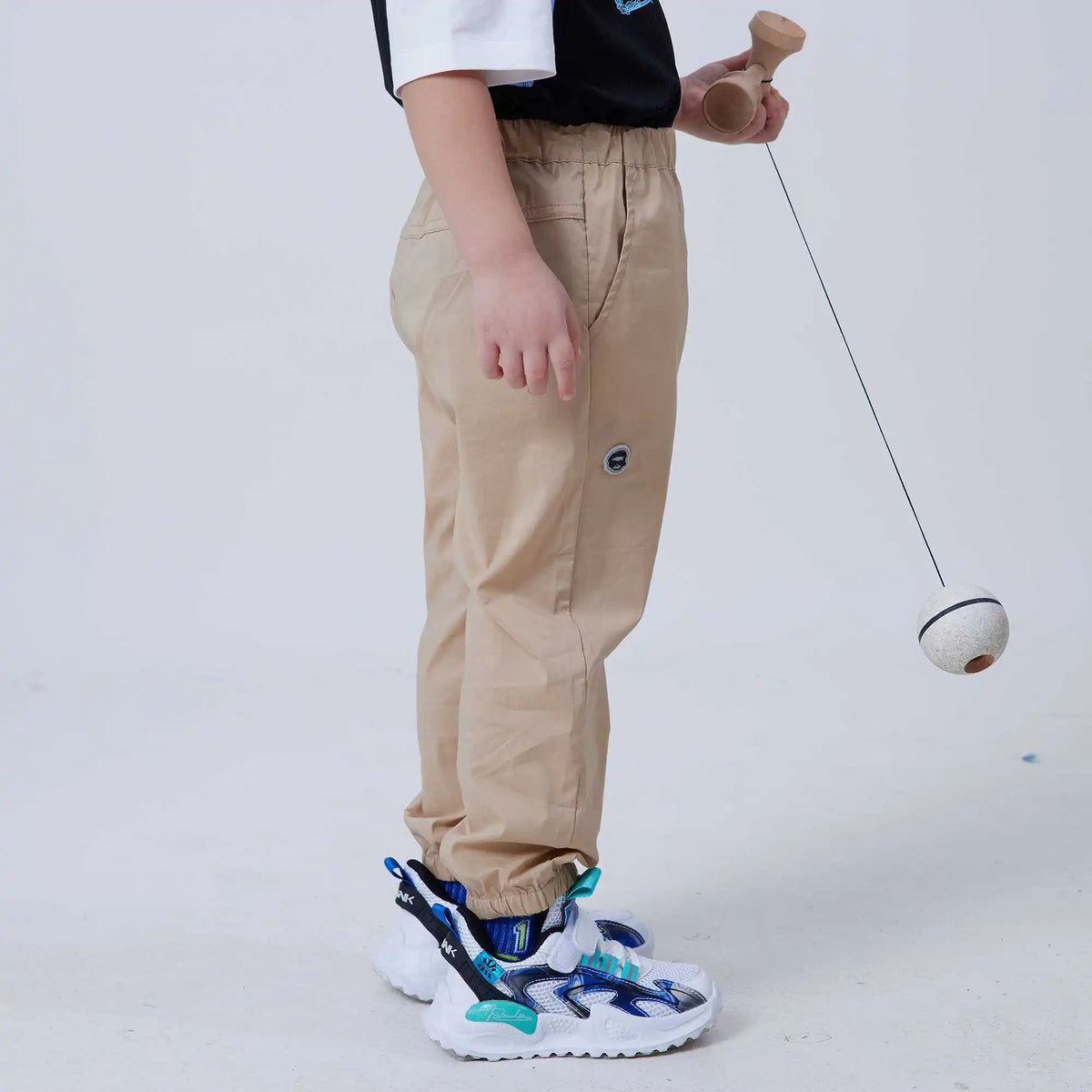 ankle tied fashion pants for boys image